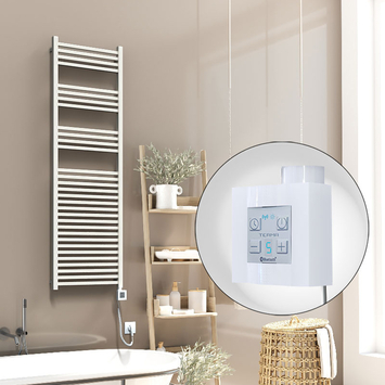  - Barbados Electric Towel Warmer 500x1600 White Ktx4 600 W (Spiral Cable)