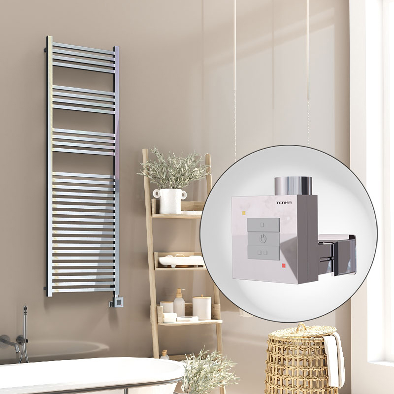 Barbados Electric Towel Warmer 500x1600 Chrome Ktx1 600 W