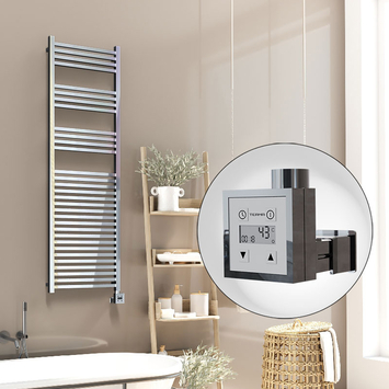 Radiva - Barbados Elektrikli Havlupan 500x1600 Krom (KTX3 Termostat) 600W