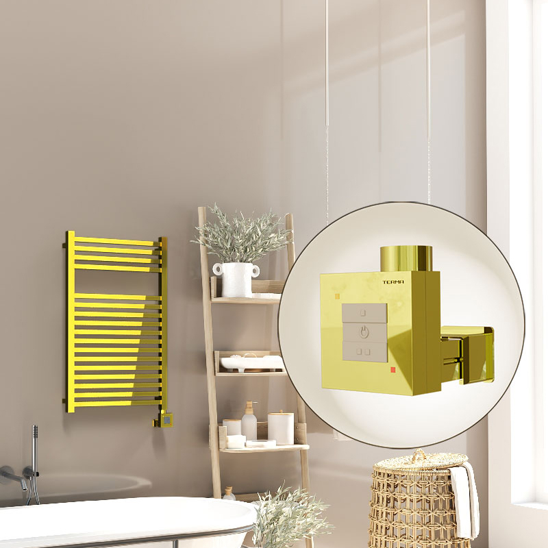 Barbados Electric Towel Warmer 500x800 Gold Ktx1 200 W