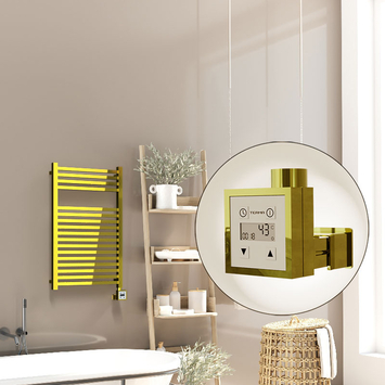Radiva - Barbados Elektrikli Havlupan 500x800 Altın (KTX3 Termostat) 300W