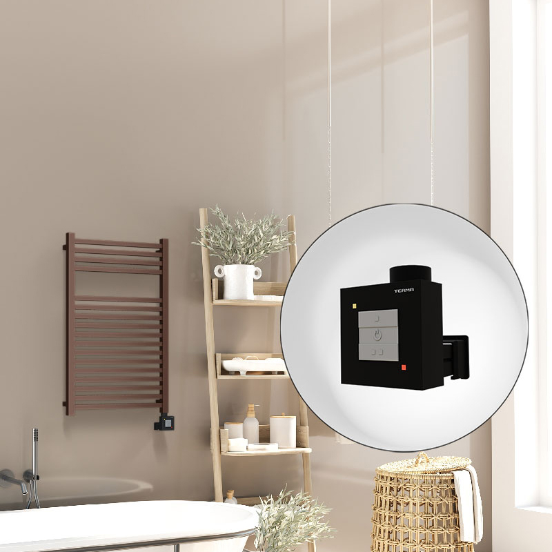 Barbados Electric Towel Warmer 500x800 Antique Copper Ktx1 200 W