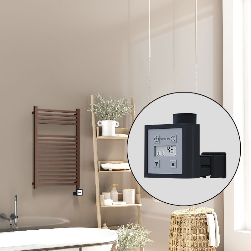Barbados Electric Towel Warmer 500x800 Antique Copper Ktx3 200 W