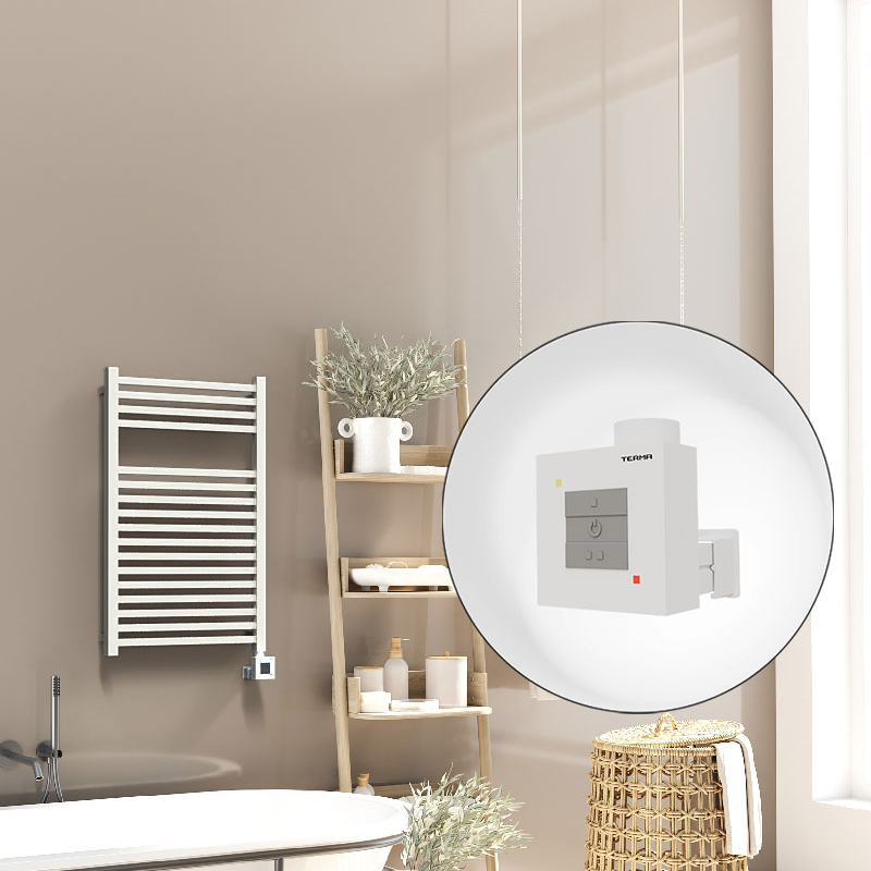 Barbados Electric Towel Warmer 500x800 White Ktx1 300 W