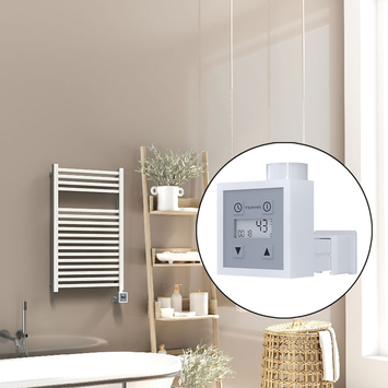 Radiva - Barbados Elektrikli Havlupan 500x800 Beyaz (KTX3 Termostat) 600W