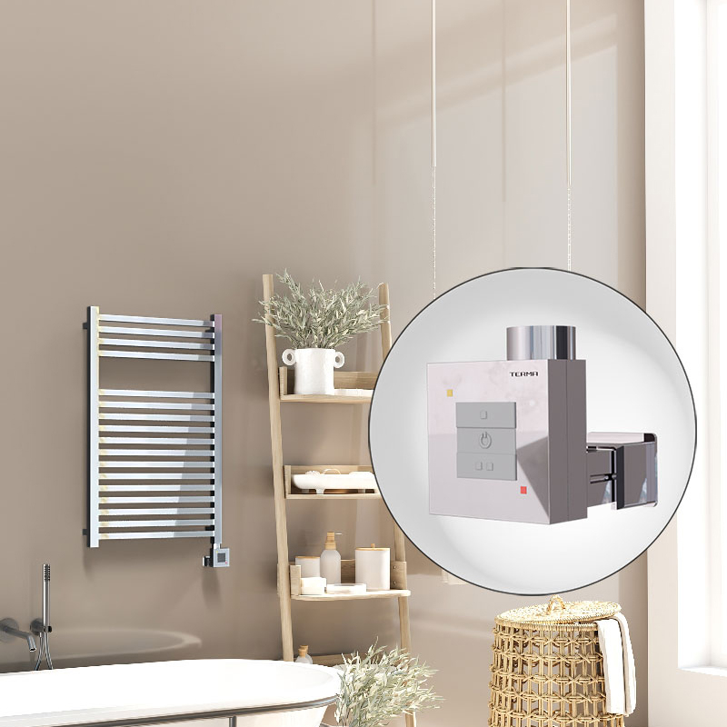 Barbados Electric Towel Warmer 500x800 Chrome Ktx1 200 W
