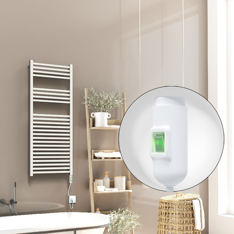 Barbados Elektirikli Havlupan 500x1200 Beyaz Parlak (On/Off Düğmeli) 600W