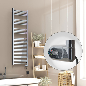 Radiva - Barbados Electric Towel Warmer 600 Watt 500x1600 Chrome (Thesis Thermostat)