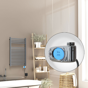 Radiva - Barbados Sèche Serviettes Electrique 600 Watt 500x800 Anthracite (Thermostat Musa) Radiva - Barbados Sèche Serviettes Electrique 600 Watt 500x800 Anthracite (Thermostat Musa)