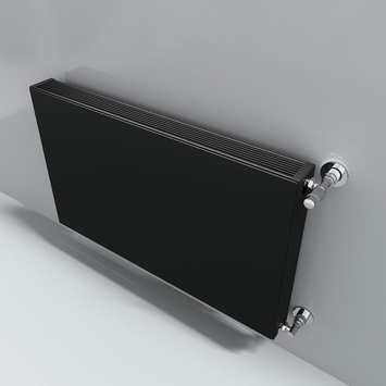 Radiva - Bella Çizgili Dekoratif Panel Radyatör 600x400 Siyah