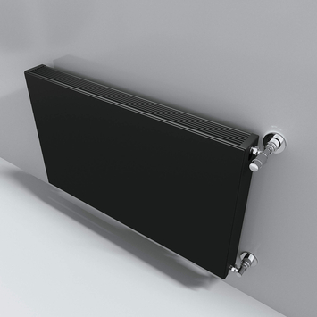  - BELLA Düz Dekoratif Panel Radyatör 600x600 Siyah