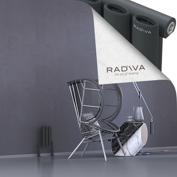 Radiva - Bia Aluminium Radiator 300x166 Dark Anthracite