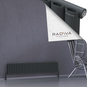 Bia Aluminium Radiator 300x1848 Dark Anthracite - Thumbnail