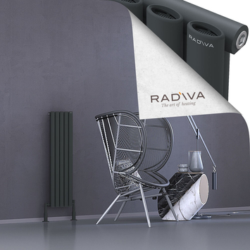Radiva - Bia Radiateur En Aluminium 1000x282 Anthracite Foncé