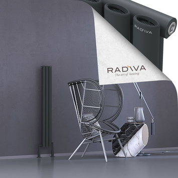 Radiva - Bia Radiateur En Aluminium 1200x166 Anthracite Foncé