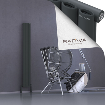 Radiva - Bia Radiateur En Aluminium 1600x224 Anthracite Foncé
