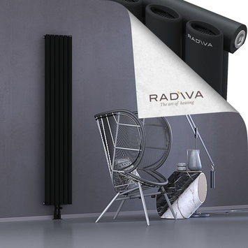 Bia Radiateur En Aluminium 1800x340 Noir - Thumbnail