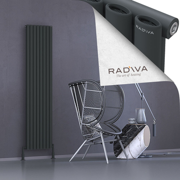 Radiva - Bia Radiateur En Aluminium 1800x456 Anthracite Foncé