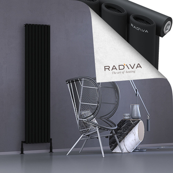 Radiva - Bia Radiateur En Aluminium 1800x456 Noir