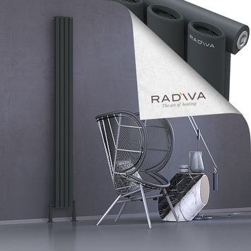 Radiva - Bia Radiateur En Aluminium 2000x224 Anthracite Foncé