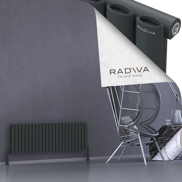 Radiva - Bia Radiateur En Aluminium 400x1326 Anthracite Foncé
