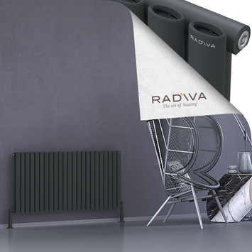 Radiva - Bia Radiateur En Aluminium 600x1326 Anthracite Foncé
