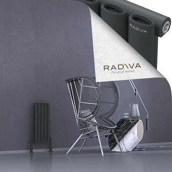 Radiva - Bia Radiateur En Aluminium 600x282 Anthracite Foncé