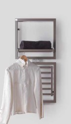 Bis Exclusive Design Towel Warmer 480x995 Grey - Thumbnail