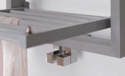 Bis Exclusive Design Towel Warmer 480x995 Grey - Thumbnail