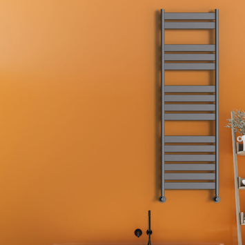 Radiva - Bora Bora Decorative Towel Warmer 500x1600 Anthracite Radiva - Bora Bora Decorative Towel Warmer 500x1600 Anthracite