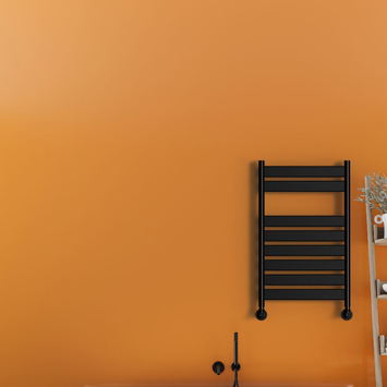 - Bora Bora Decorative Towel Warmer 500x800 Matt Black  - Bora Bora Decorative Towel Warmer 500x800 Matt Black