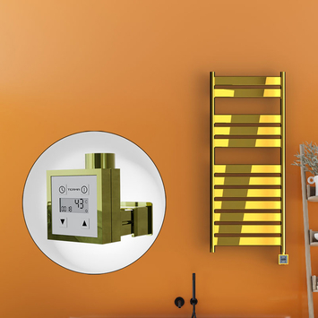 Radiva - Bora Bora Electric Towel Warmer 500x1200 Gold Ktx3 300 W