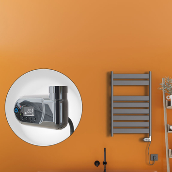 Radiva - Bora Bora Elektrikli Havlupan 300 Watt 500x800 Antrasit (Thesis Termostat)