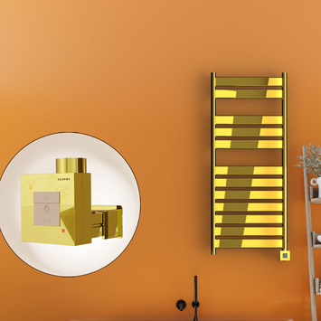 Radiva - Bora Bora Electric Towel Warmer 500x1200 Gold Ktx1 300 W