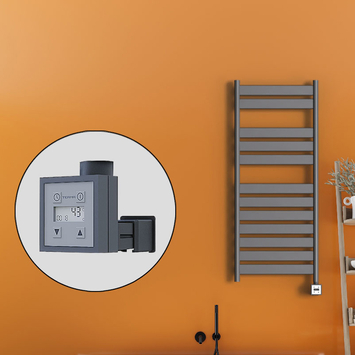 Radiva - Bora Bora Elektrikli Havlupan 500x1200 Antrasit (KTX3 Termostat) 600W