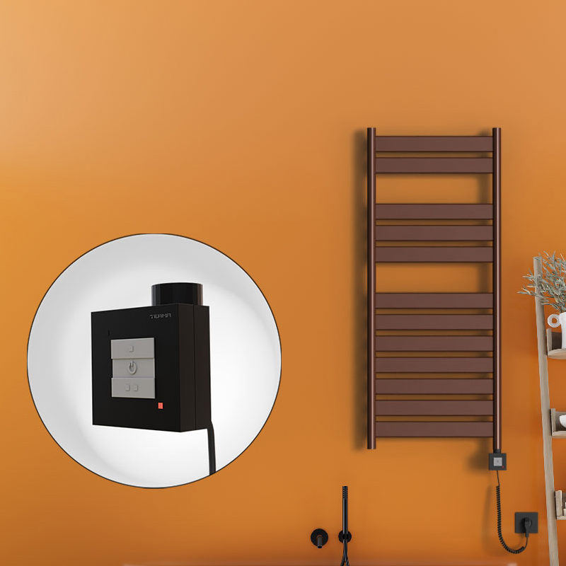 Bora Bora Sèche Serviettes Electrique 500x1200 Antique Cuivre Ktx1 300 Watt Câble en spirale