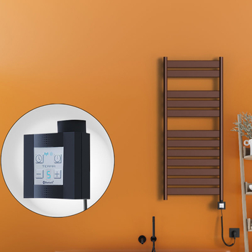Radiva - Bora Bora Elektrikli Havlupan 500x1200 Bakır Eskitme (KTX4 Termostat) 300W Spiral Kablolu