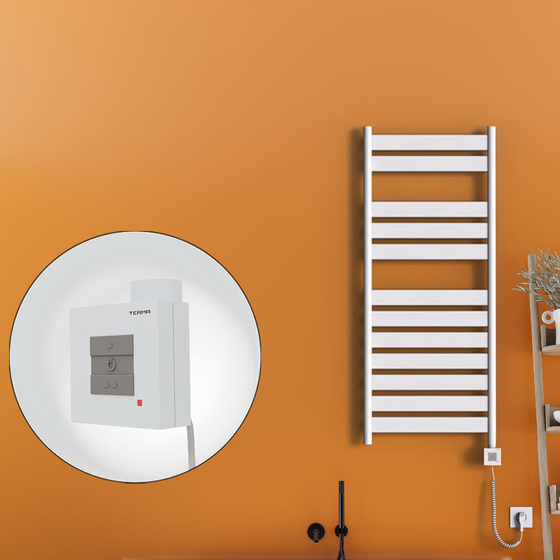 Bora Bora Electric Towel Warmer 500x1200 White Ktx1 300 W (Spiral Cable)