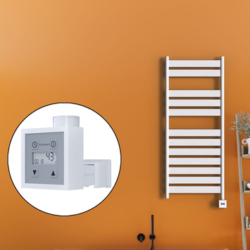 Radiva - Bora Bora Elektrikli Havlupan 500x1200 Beyaz (KTX3 Termostat) 600W