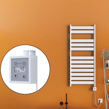 Radiva - Bora Bora Elektrikli Havlupan 500x1200 Beyaz (KTX3 Termostat) 600W Spiral Kablolu