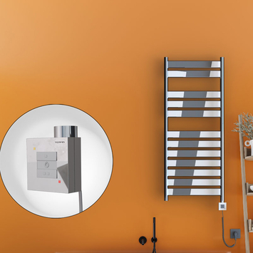  - Bora Bora Electric Towel Warmer 500x1200 Chrome Ktx1 300 W (Spiral Cable)