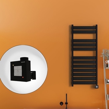 Radiva - Bora Bora Elektrikli Havlupan 500x1200 Mat Siyah Ktx1 600 Watt Radiva - Bora Bora Elektrikli Havlupan 500x1200 Mat Siyah Ktx1 600 Watt