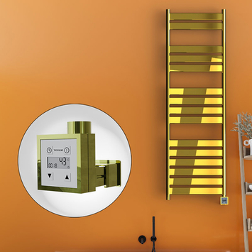 Radiva - Bora Bora Elektrikli Havlupan 500x1600 Altın (KTX3 Termostat) 600W