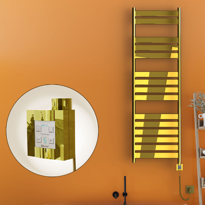 Bora Bora Electric Towel Warmer 500x1600 Gold Ktx4 300 W (Spiral Cable) Bora Bora Electric Towel Warmer 500x1600 Gold Ktx4 300 W (Spiral Cable)