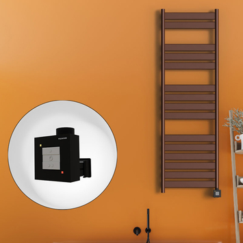 Radiva - Bora Bora Elektrikli Havlupan 500x1600 Bakır Eskitme (KTX1 Termostat) 600W