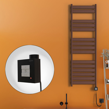 Radiva - Bora Bora Elektrikli Havlupan 500x1600 Bakır Eskitme (KTX1 Termostat) 600W Spiral Kablolu