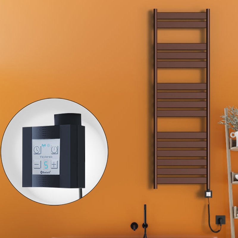 Bora Bora Sèche Serviettes Electrique 500x1600 Antique Cuivre Ktx4 600 Watt Câble en spirale