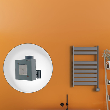 Radiva - Bora Bora Elektrikli Havlupan 500x800 Antrasit (KTX1 Termostat) 300W