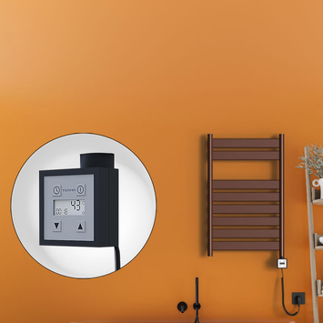 Radiva - Bora Bora Elektrikli Havlupan 500x800 Bakır Eskitme (KTX3 Termostat) 300W Spiral Kablolu