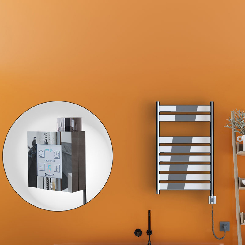 Bora Bora Sèche Serviettes Electrique 500x800 Chrome Ktx4 300 Watt Câble en spirale